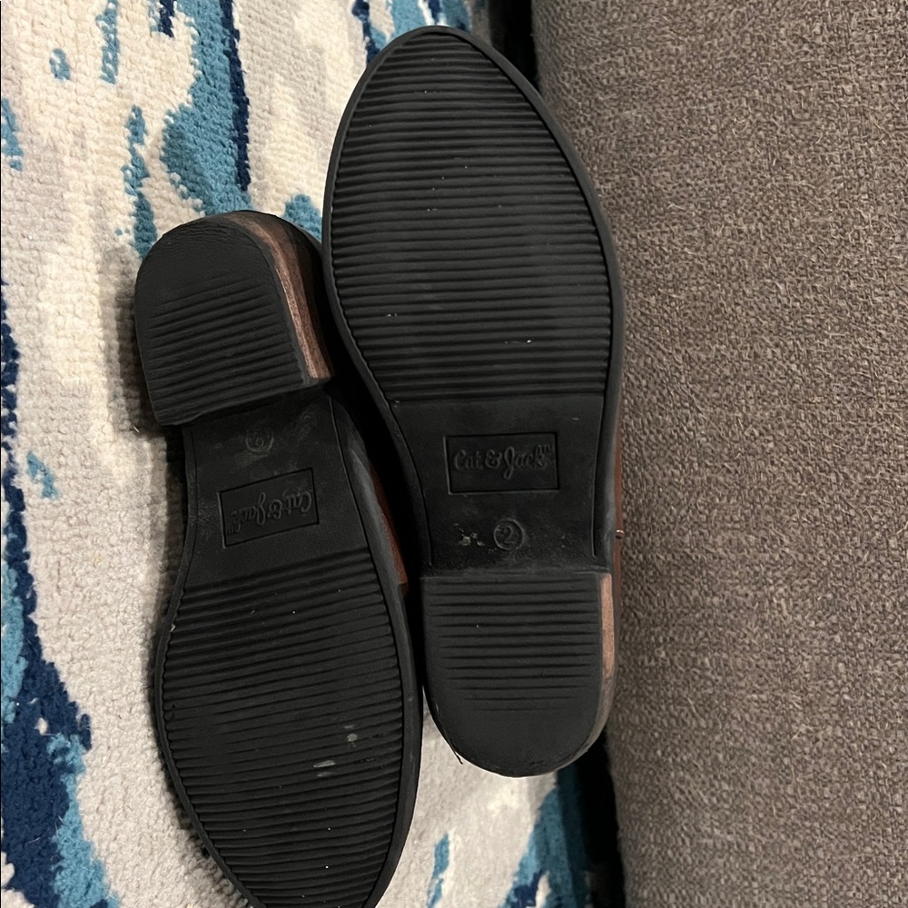 Cat & Jack Brown Kids Boots - Picture 5 of 5